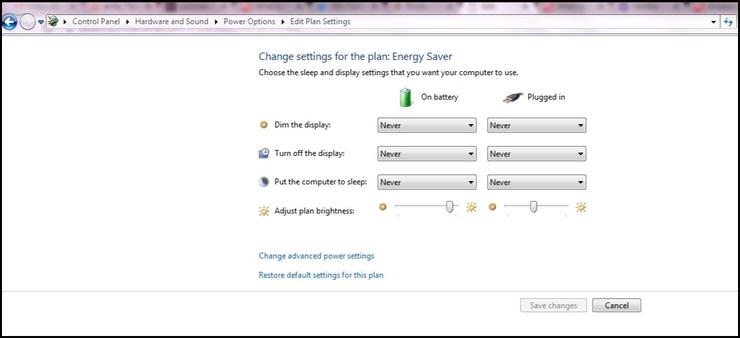 Gestion de l'alimentation Windows
