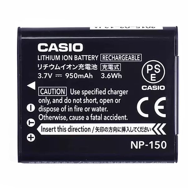 950mAh Batterie pour Casio Exilim EX-TR10