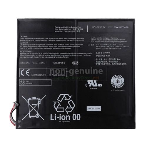 Batterie Toshiba DYNAPAD WT12PE