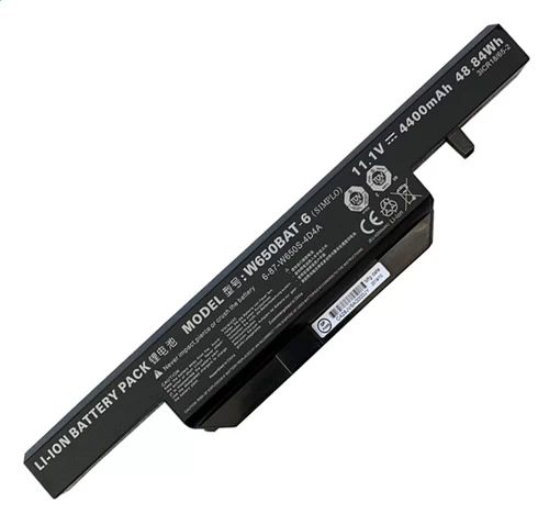Batterie pour Clevo W650BAT-6